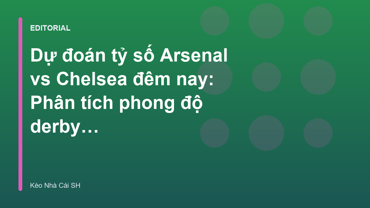 Arsenal vs Chelsea derby London